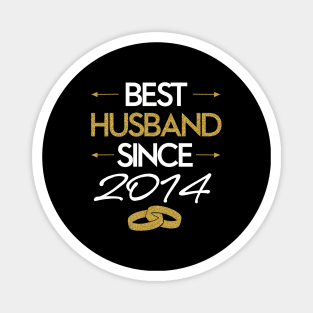 'Best Husband Since 2014' Sweet Wedding Anniversary Gift Magnet